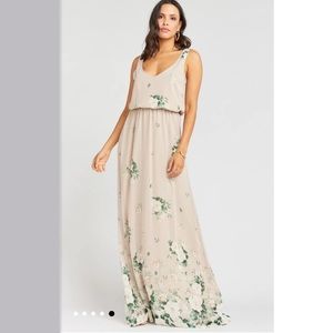 SHOW ME YOUR MUMU full length gown (L) NEVER WORN